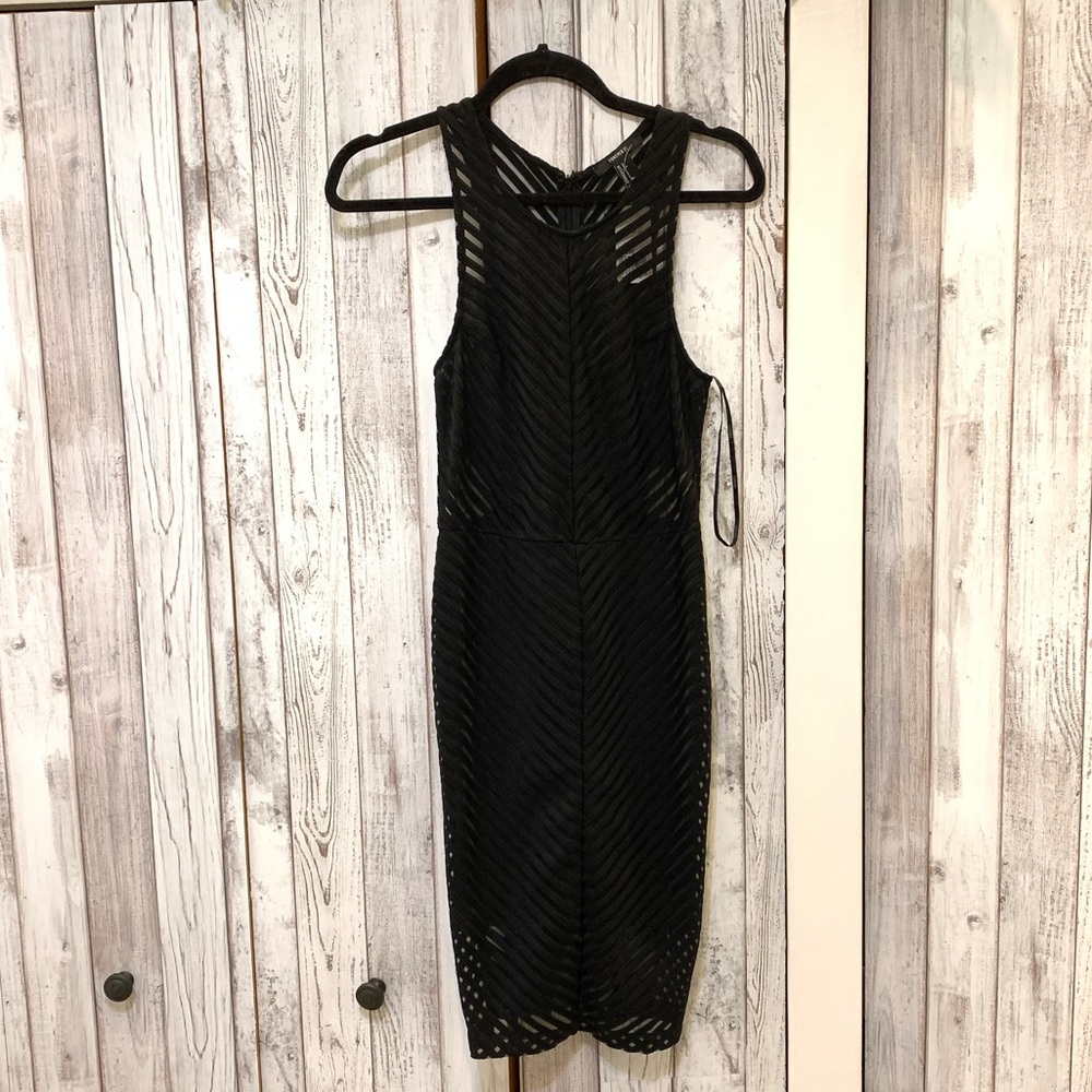 Tight Classy black dress, see through accents